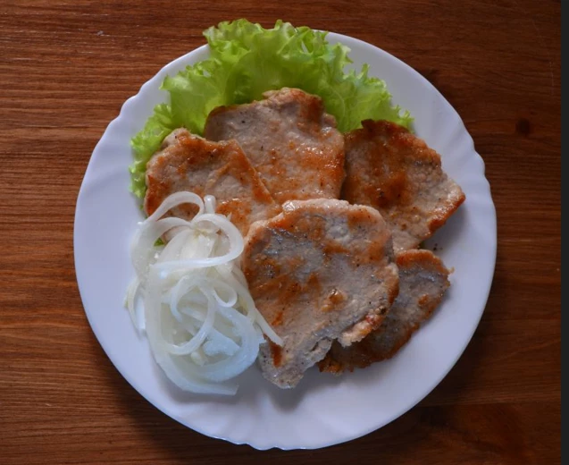 Мясо жареное