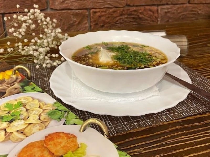 Окрошка мясная