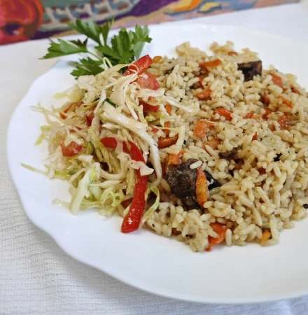 Плов из говядины 