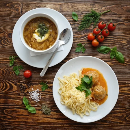 Комбо #3 СУП+ГОРЯЧЕЕ 