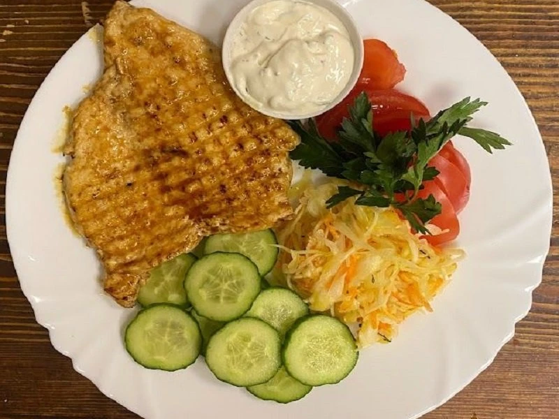 Стейк из куриной грудки