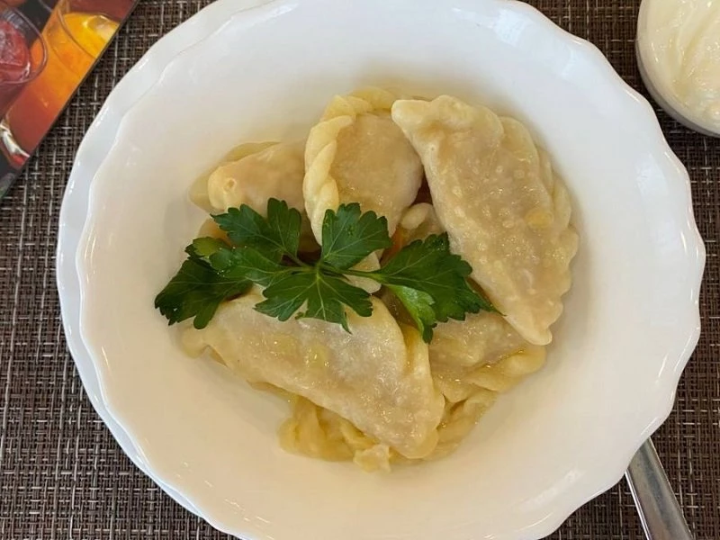 Вареники с капустой