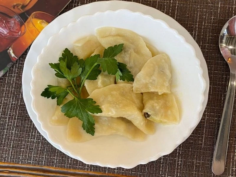 Вареники с картофелем и грибами