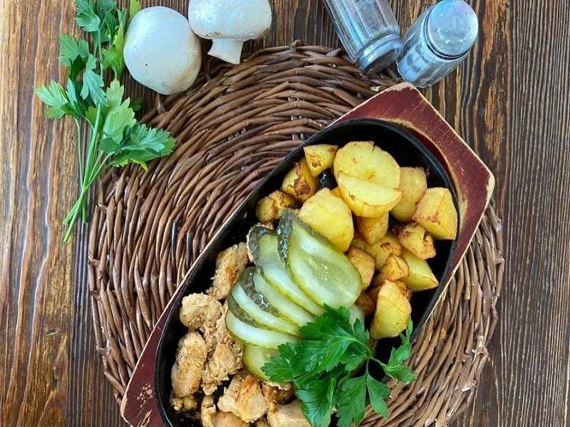 Жарёха с курицей