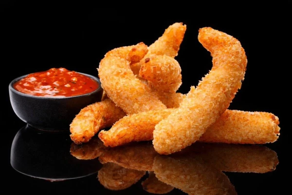 Креветки темпура с соусом 