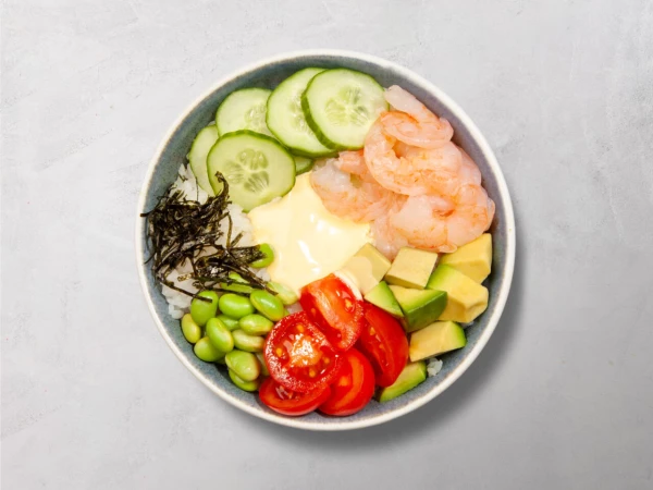 Поке с креветками