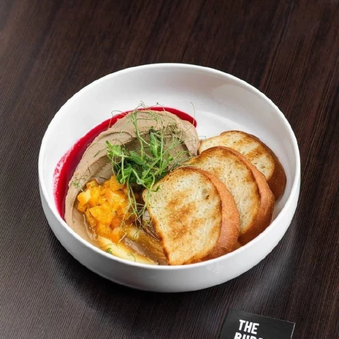 Куриный паштет с апельсиновым конфитюром