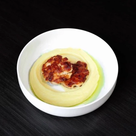 Куриные котлеты с пюре