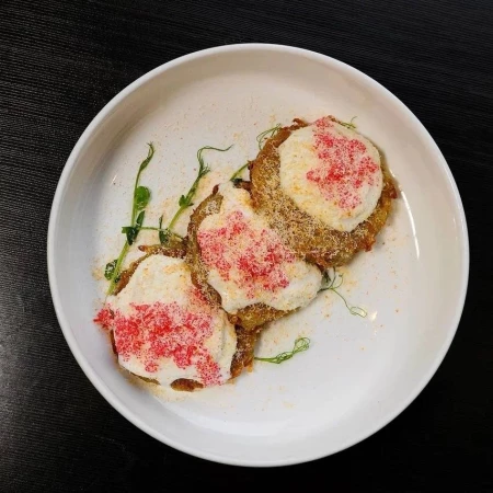 Драники со страчателлой