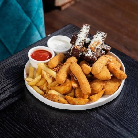 Большая тарелка к пиву