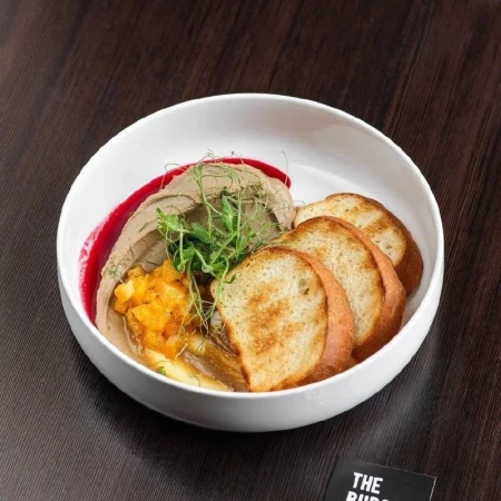 Куриный паштет с апельсиновым конфитюром