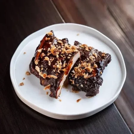 Свиные ребра барбекю