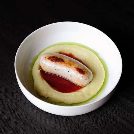 Мюнхенская сосиска с пюре