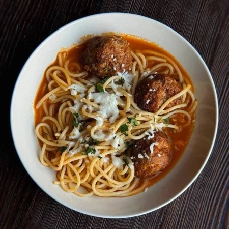 Митболы со спагетти