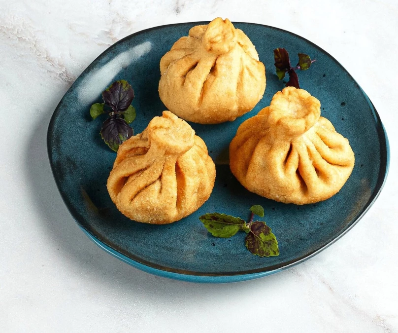 Хинкали с говядиной жареные 3 шт