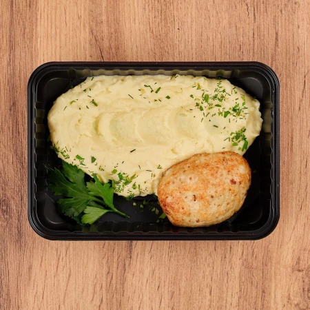 Рыбная котлета из минтая ланч