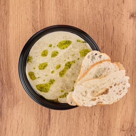 Крем-суп из шампиньонов ланч