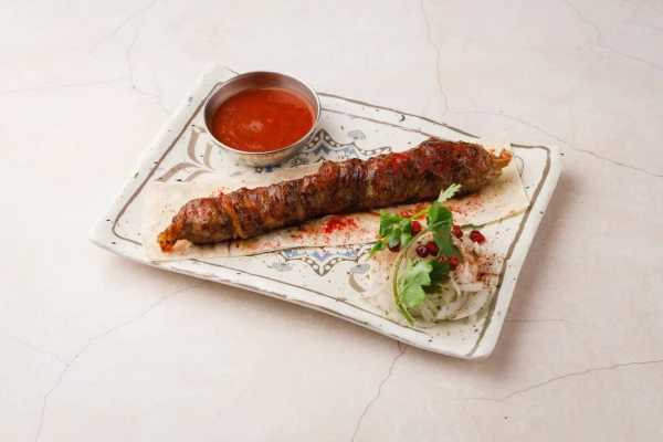 Шашлык Печень говяжья с курдюком 200 гр 