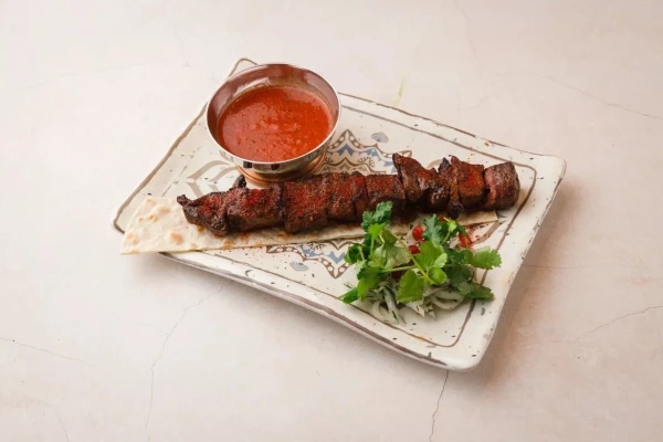 Шашлык Печень говяжья с курдюком 200 гр