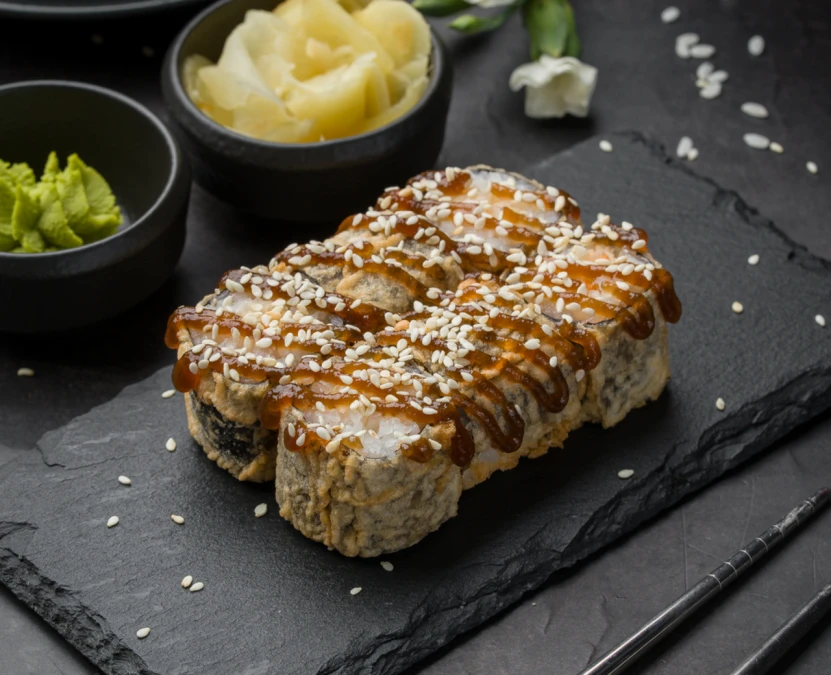 Классический с курицей жареный
