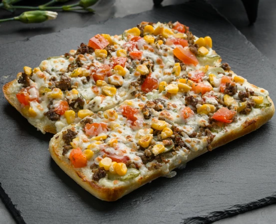 Горячие бутерброды с мясным фаршем