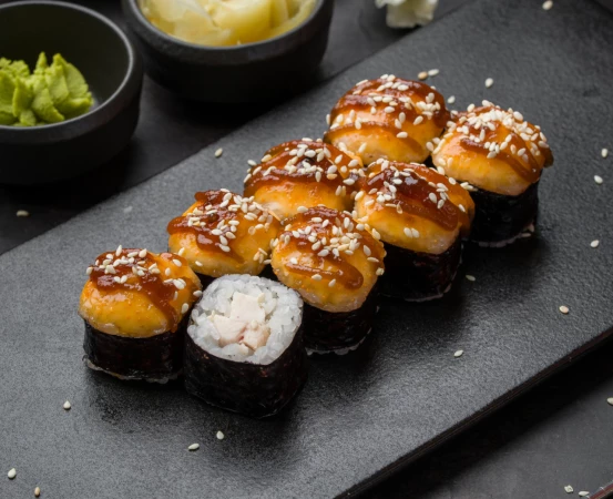 Классический с курицей запеченный