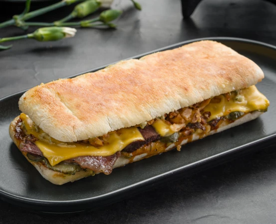 Панини с томленой говядиной