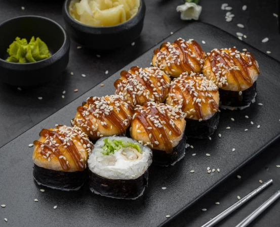 Ролл Рыбный дуэт запеченный