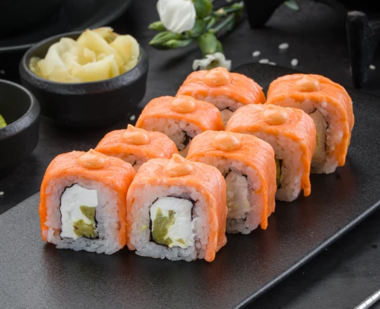 Запеченная Филадельфия с такуаном