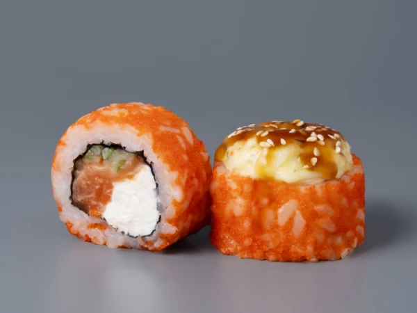 Калифорния запеченная с лососем