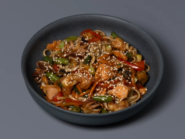 Удон с овощами