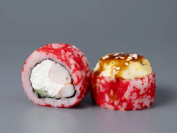 Калифорния запеченная с креветкой