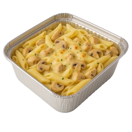 Паста цыпа под грибами