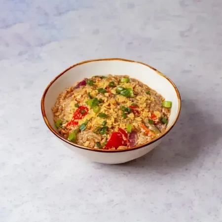 Рис с овощами в соусе сладкий чили