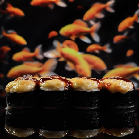 Флэйм с лососем