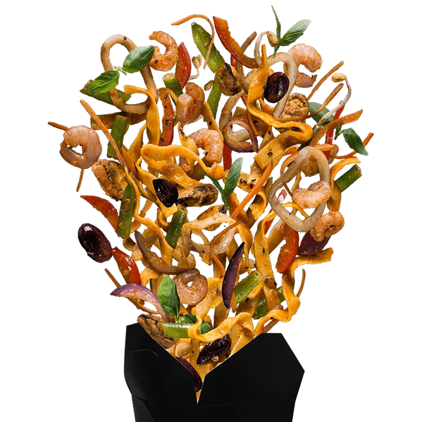 Лапша с морепродуктами