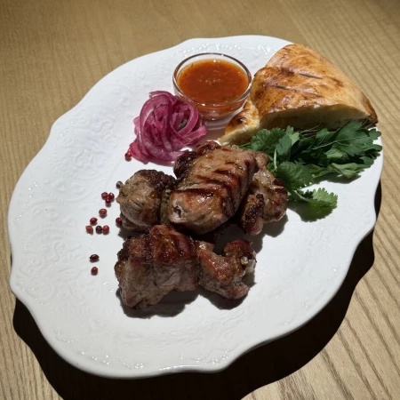 Шашлык из свиной шеи