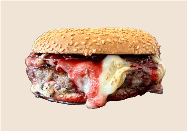 Бургер "Вишня-Камамбер"