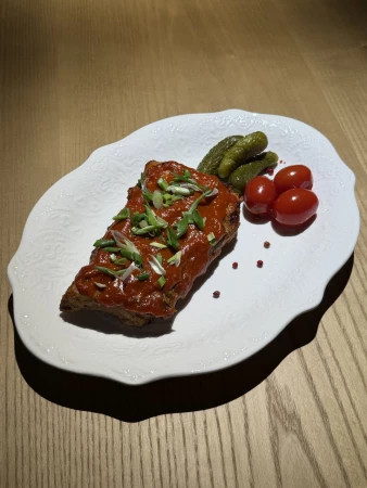 Рёбрышки свиные на гриле