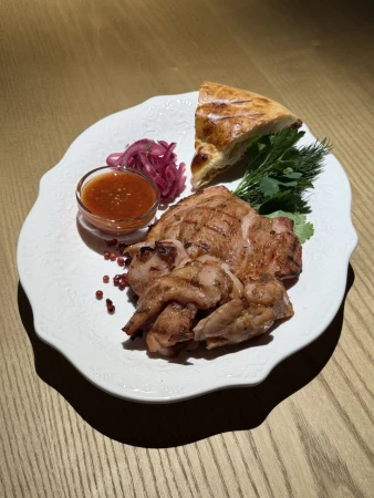 Шашлык из куриного бедра