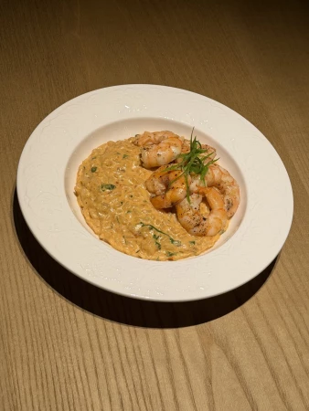 Ризотто с креветками