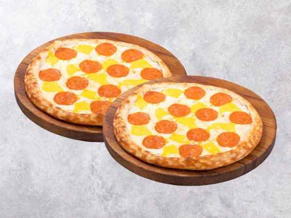 Пицца Сливочная пепперони 25 см. 1+1