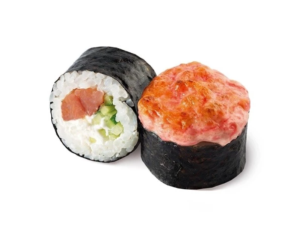 Гейша Гриль с копчёным лососем