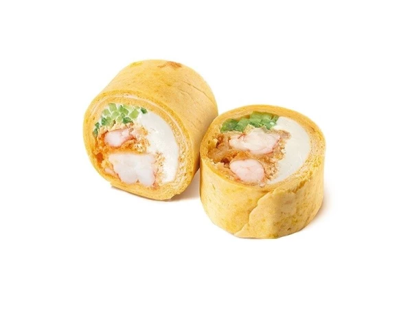 Тортилья с креветкой темпура