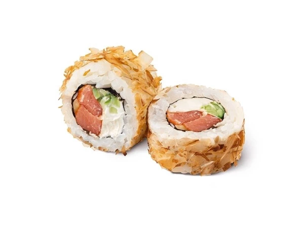 Бонито с копчёным лососем