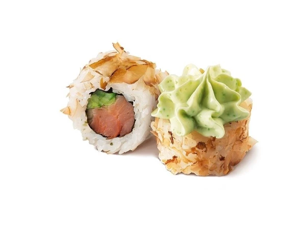 Лава Грин копчёным лососем