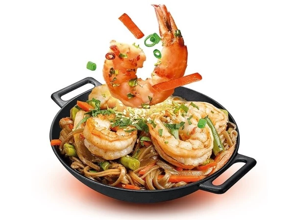 Вок с креветкой
