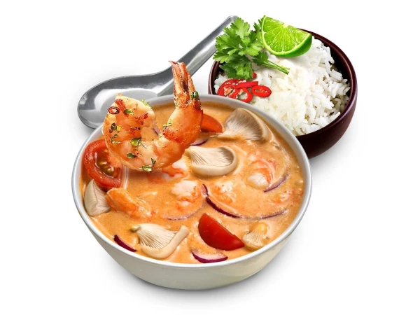 Том Ям с креветками