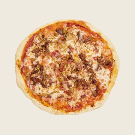 С говяжьими щечками и вешенками