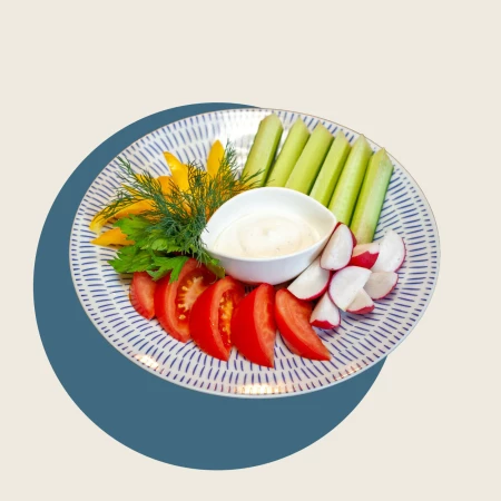 Сет из свежих овощей